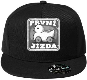 První jízda, bílý potisk