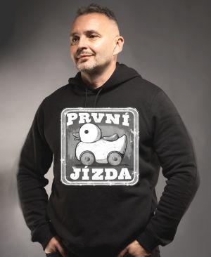 První jízda, bílý potisk