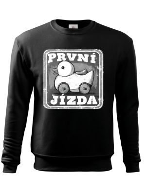 První jízda, bílý potisk