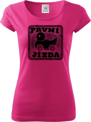 První jízda, černý potisk