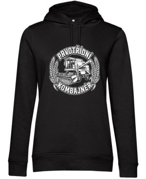 Prvotřídní kombajnér, bílý potisk