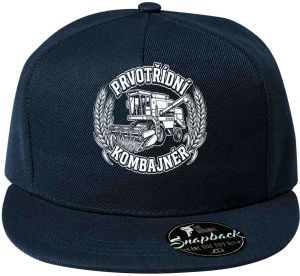 Prvotřídní kombajnér, bílý potisk