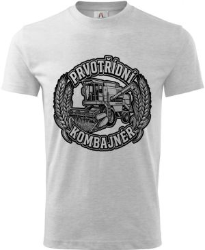 Prvotřídní kombajnér, černý potisk