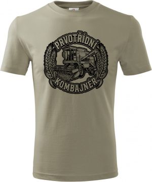 Prvotřídní kombajnér, černý potisk