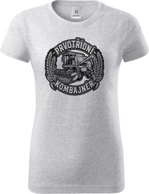 Prvotřídní kombajnér, černý potisk