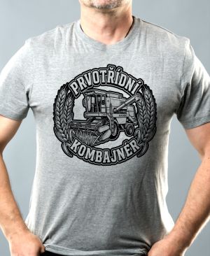 Prvotřídní kombajnér, černý potisk