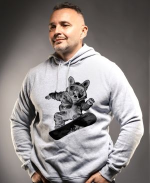 Psí freestyle,černý potisk
