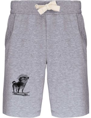 Psí jízda, mops, černý potisk