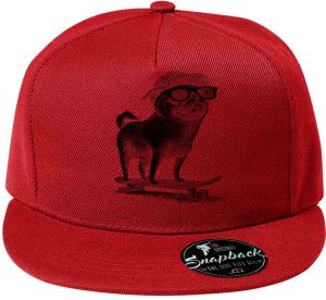 Psí jízda, mops, černý potisk