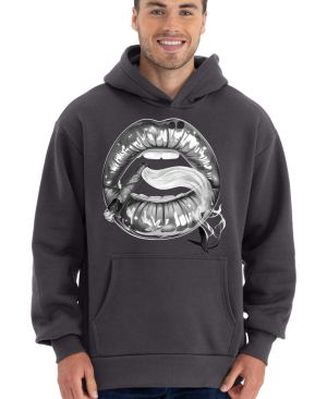 Psychedelické rty, bílý potisk