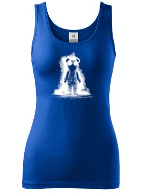 Psycho medvěd, bílý potisk