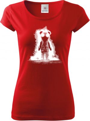 Psycho medvěd, bílý potisk