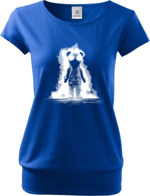 Psycho medvěd, bílý potisk