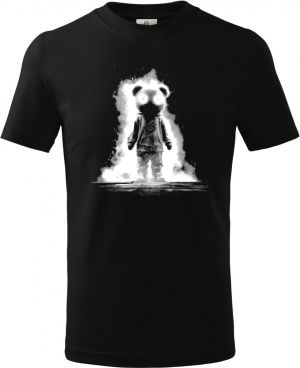 Psycho medvěd, bílý potisk