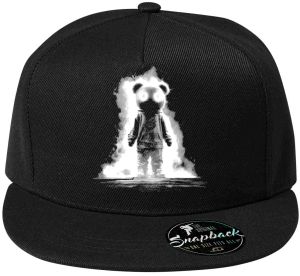 Psycho medvěd, bílý potisk