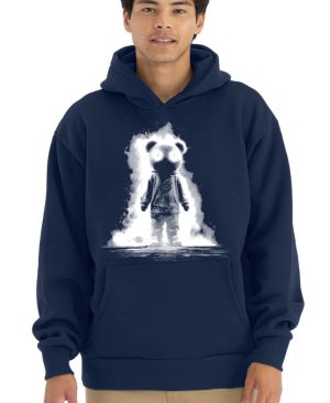 Psycho medvěd, bílý potisk