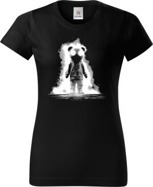 Psycho medvěd, bílý potisk