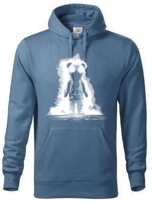 Psycho medvěd, bílý potisk