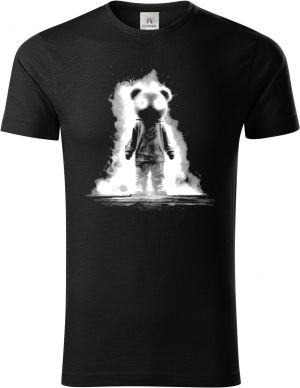 Psycho medvěd, bílý potisk