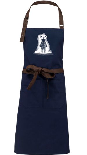 Psycho medvěd, bílý potisk