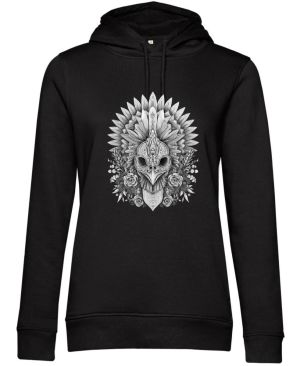 Ptačí šaman, bílý potisk