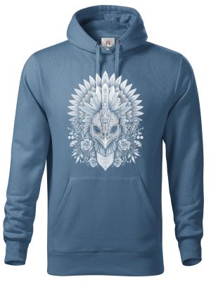 Ptačí šaman, bílý potisk