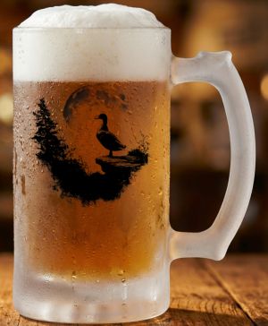 Půlnoční hlídka, kachna, černý potisk