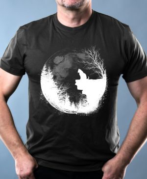 Půlnoční hlídka, kočka, bílý potisk