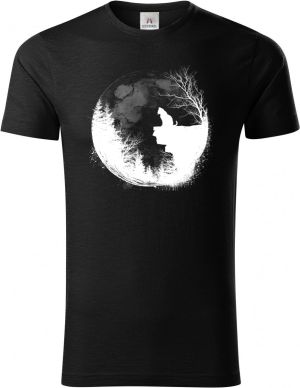 Půlnoční hlídka, kočka, bílý potisk