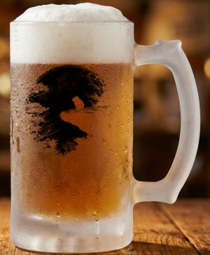 Půlnoční hlídka, křeček, černý potisk