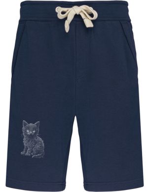 Půlnoční kočka, bílý potisk