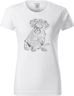 Tajemné štěně, černý potisk