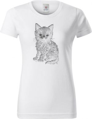 Půlnoční kočka, černý potisk