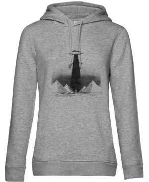 Pyramidy a UFO, černý tisk