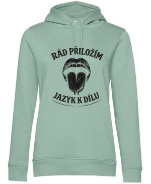 Rád přiložím jazyk k dílu, černý potisk