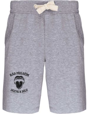 Rád přiložím jazyk k dílu, černý potisk