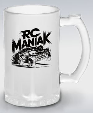 RC maniak, černý potisk