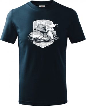 Ředitel rybníka, bílý potisk