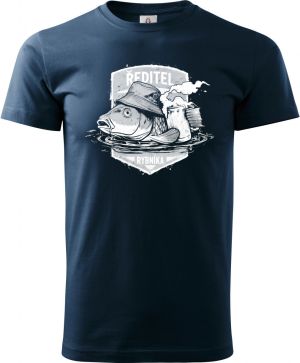 Ředitel rybníka, bílý potisk
