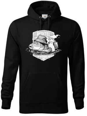 Ředitel rybníka, bílý potisk