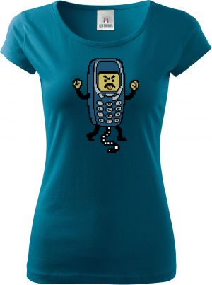 Retro pixelový mobil