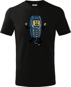 Retro pixelový mobil