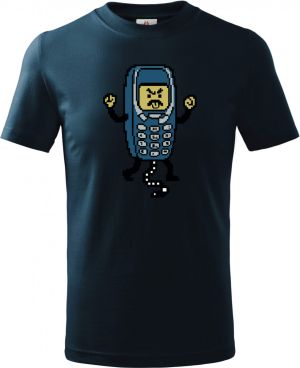 Retro pixelový mobil