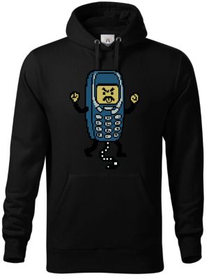 Retro pixelový mobil