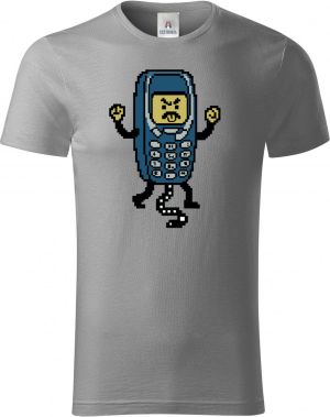 Retro pixelový mobil