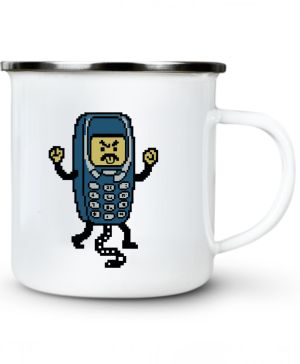 Retro pixelový mobil