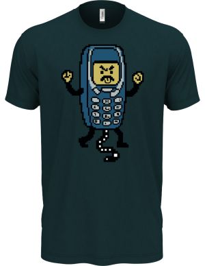 Retro pixelový mobil
