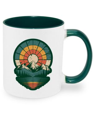 Retro výhled na hory