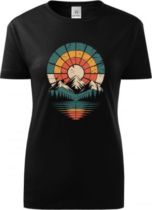 Retro výhled na hory