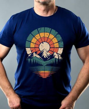 Retro výhled na hory